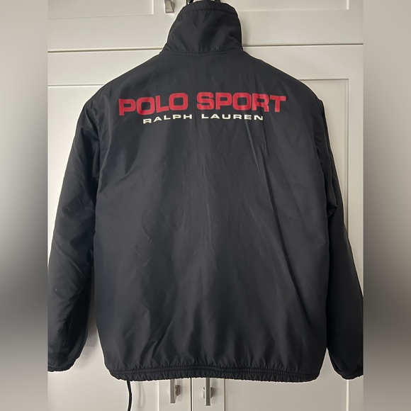 Boy’s Ralph Lauren Polo Sport black jacket with logo - Picture 3 of 8